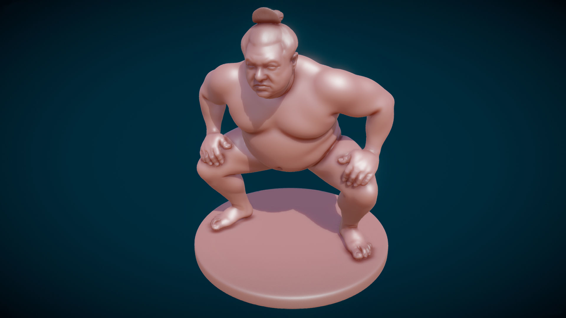 Sumo Wrestler 3D model_7