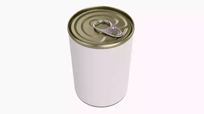 Canned food round metal tin aluminum can 015
