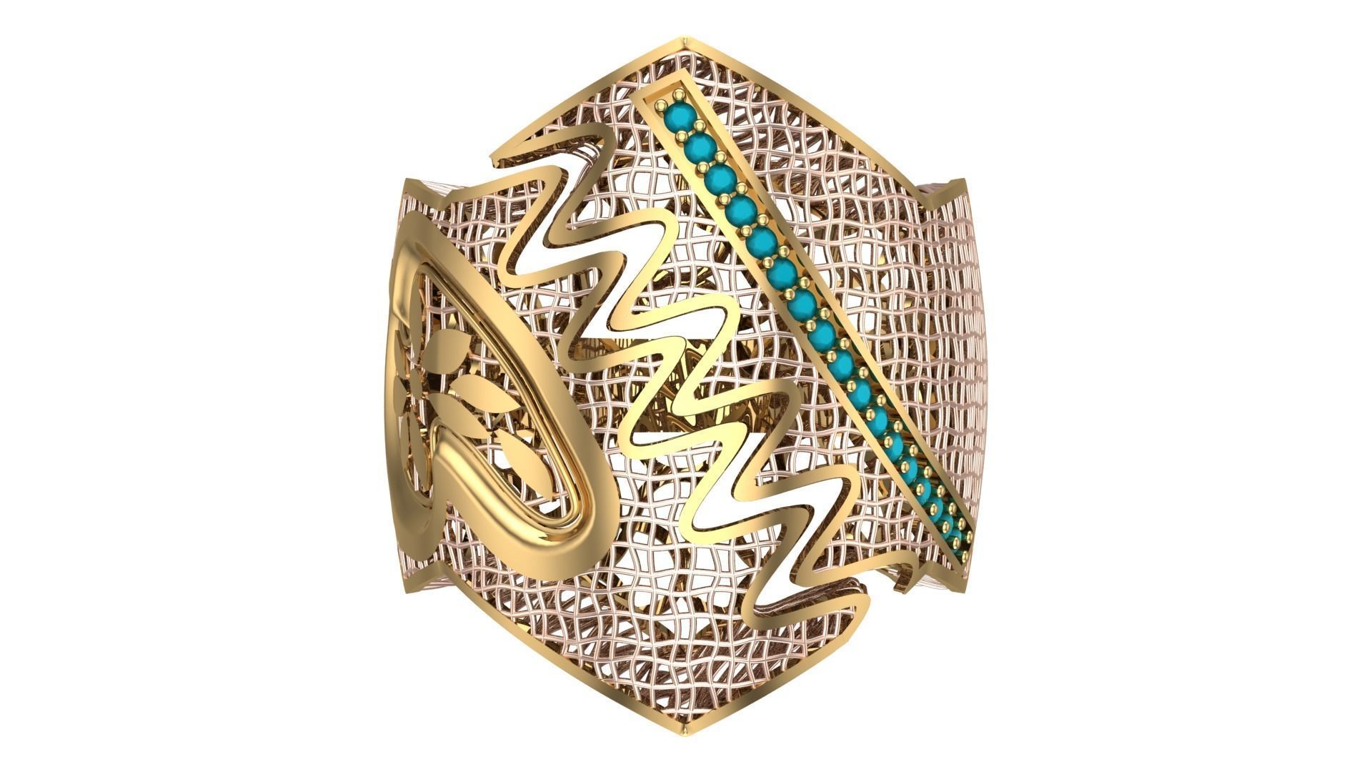 10 PIECES STONE RING COLLECTION LOTS SALE 3D print model_12