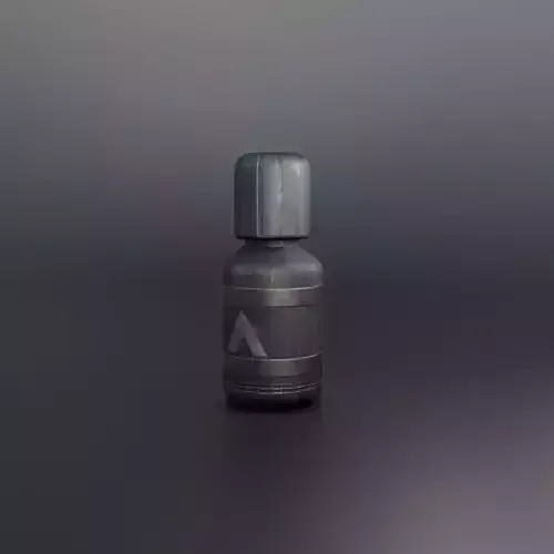 Sci-fi test bottle Low-poly 3D model
