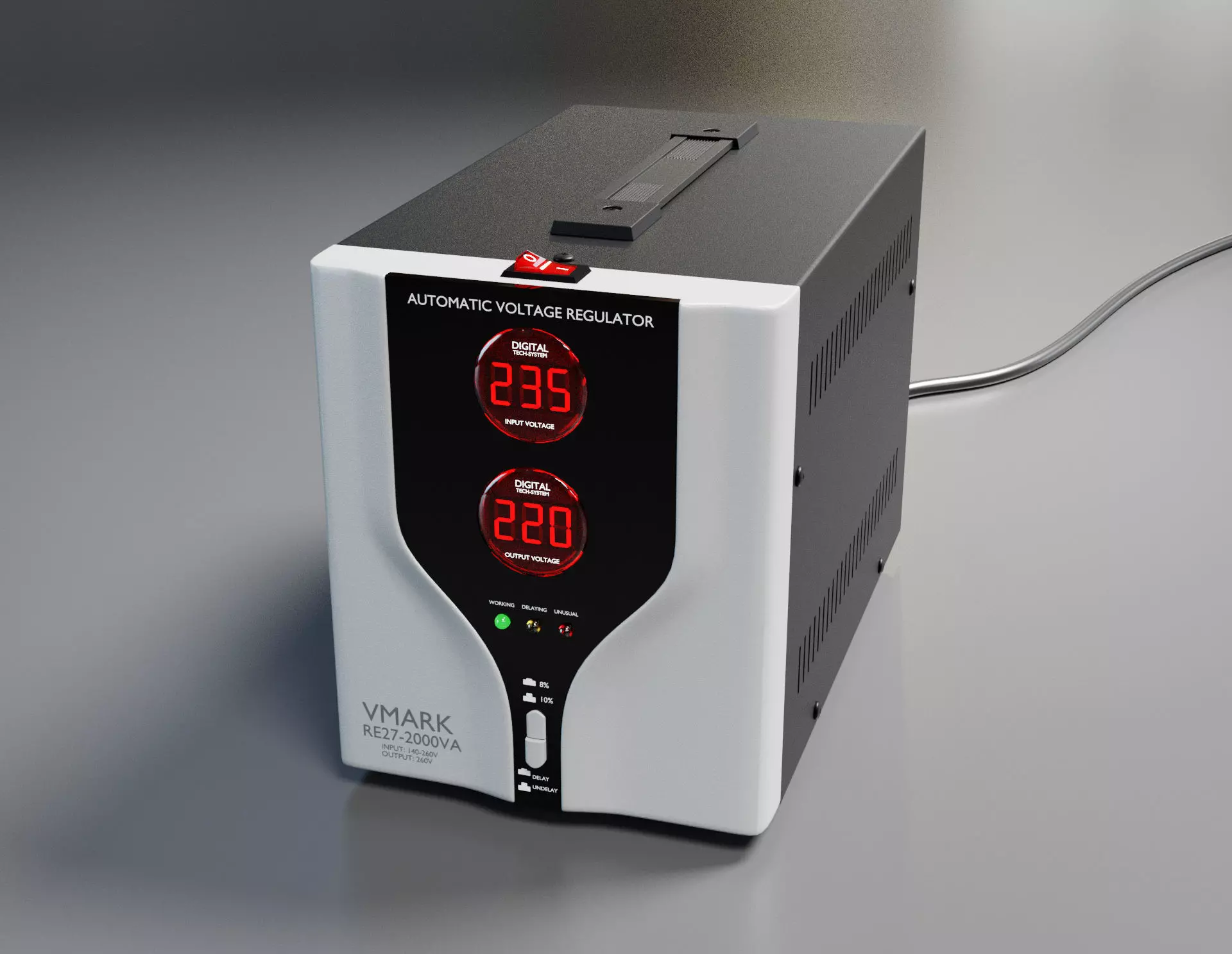 Voltage regulator 3D model_0