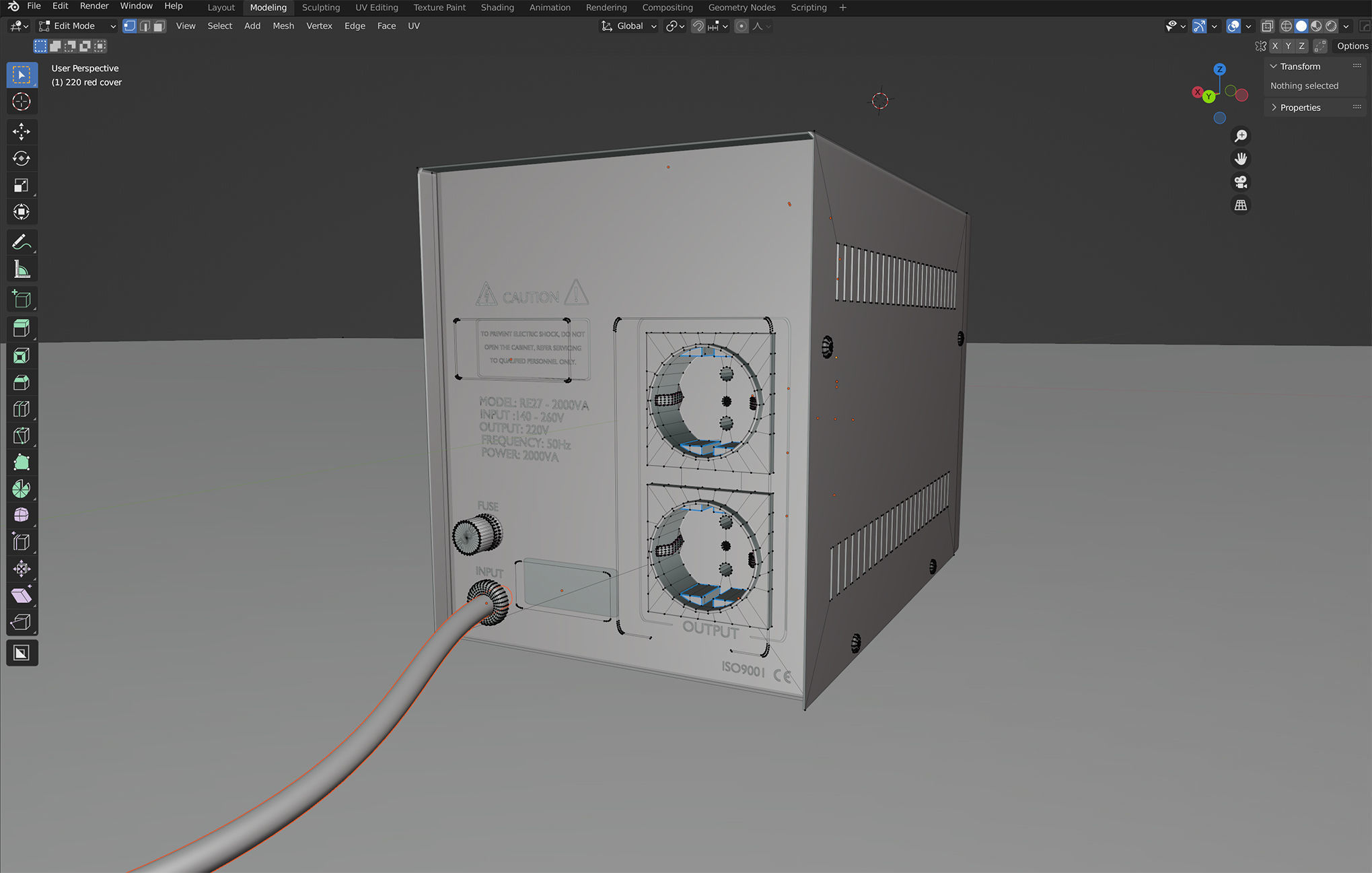 Voltage regulator 3D model_4