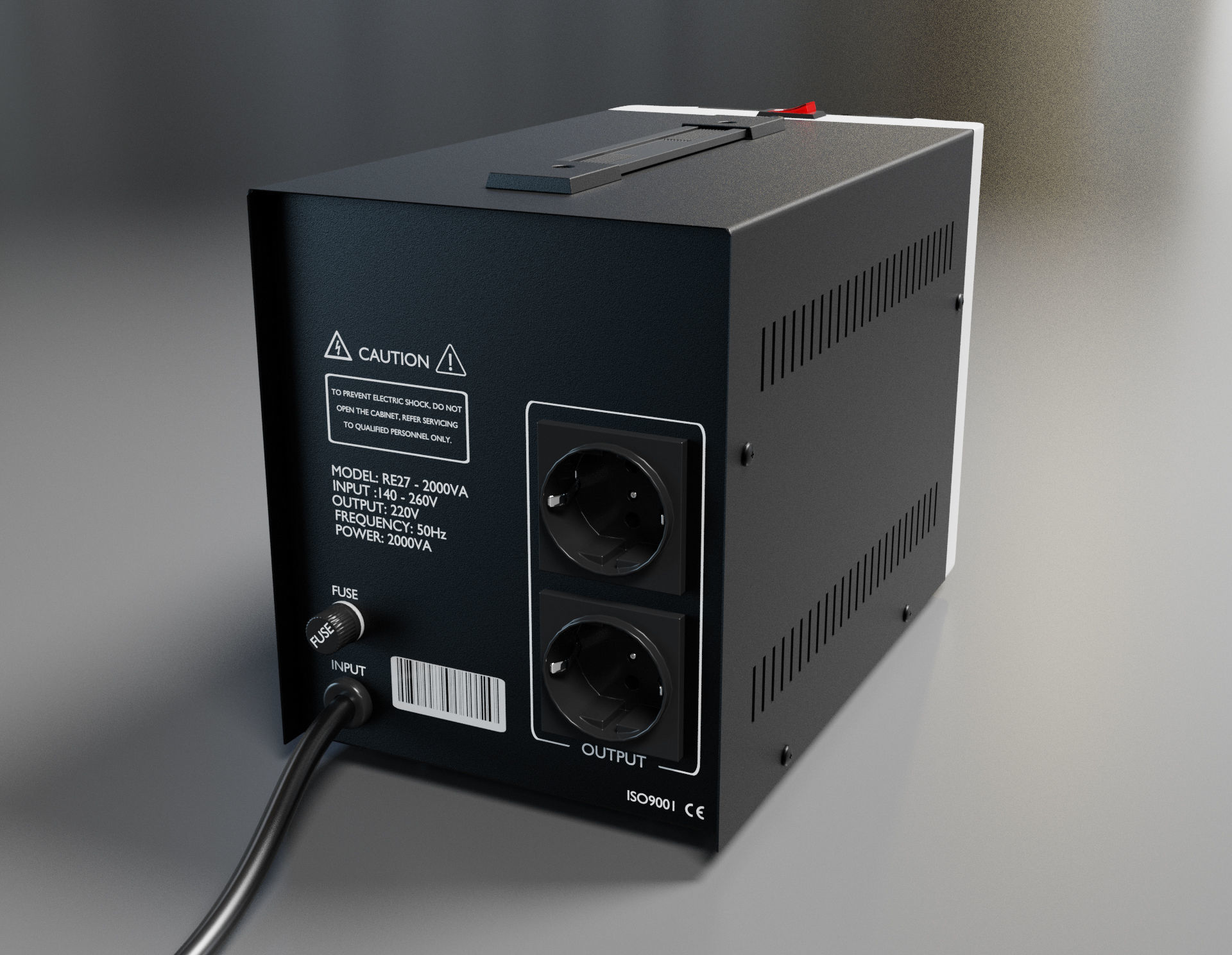 Voltage regulator 3D model_2