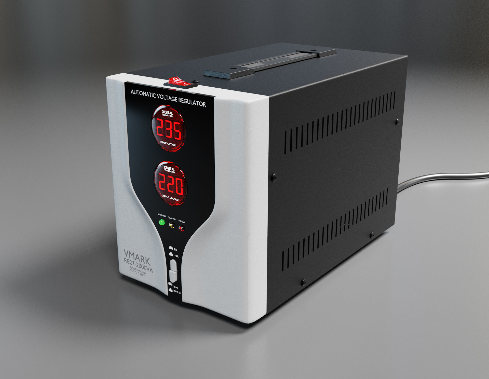 Voltage regulator 3D model_1