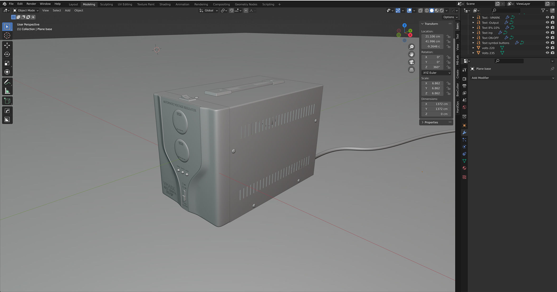 Voltage regulator 3D model_3