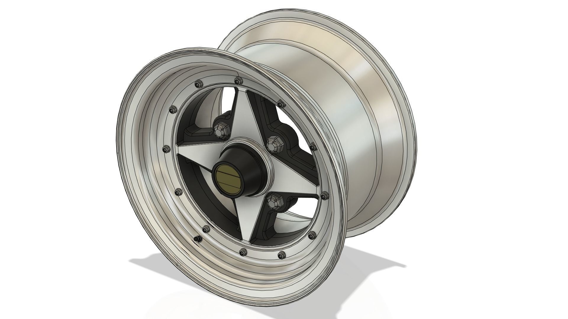 SSR Super Star rim 3D model_8