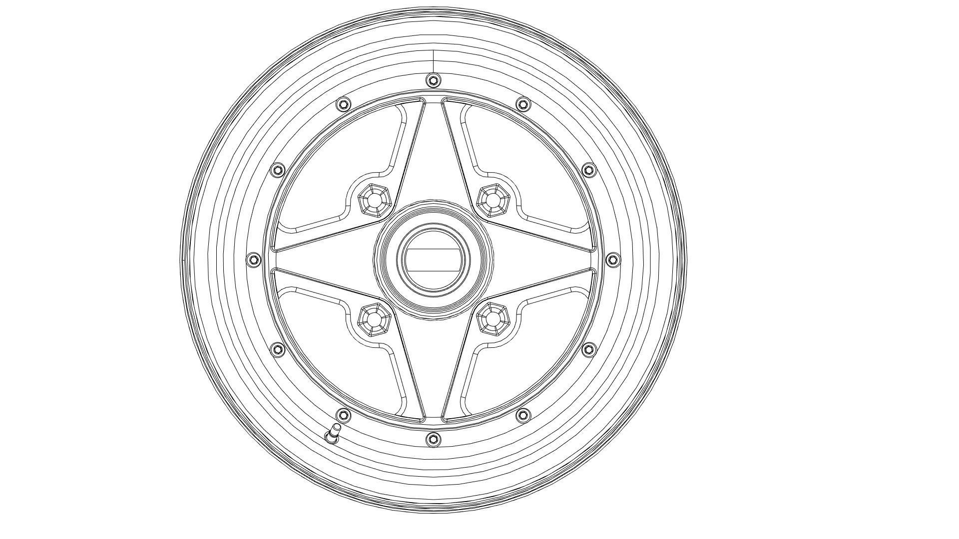 SSR Super Star rim 3D model_14