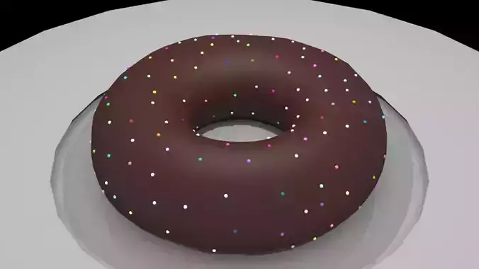 Low Poly Donut