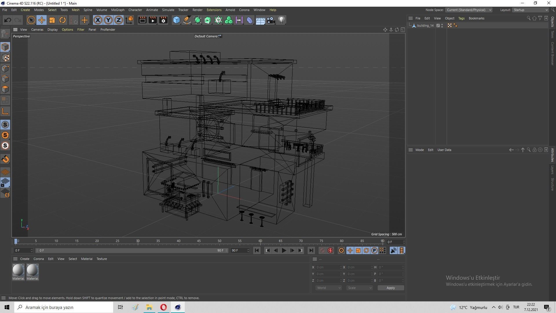 Cyberpunk City - Building 14  Low-poly 3D model_36