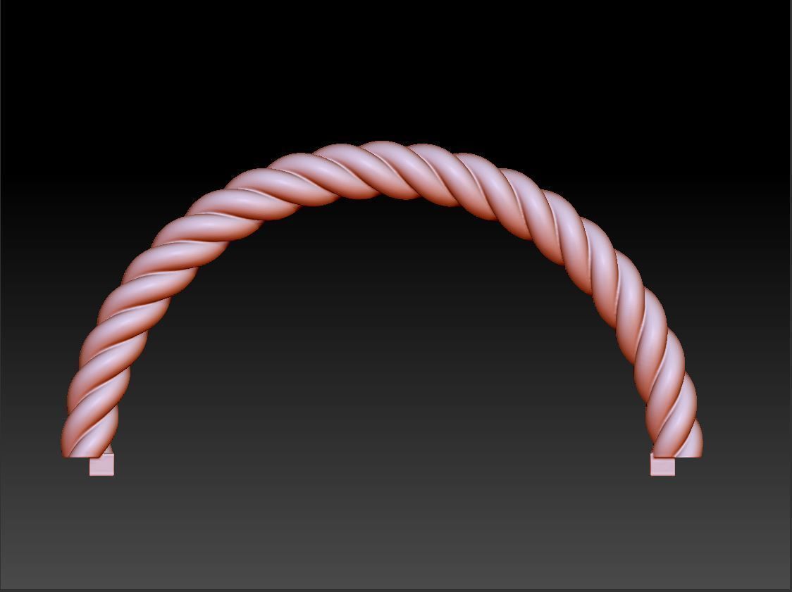Wedding ring Linear 2 3D print model_8