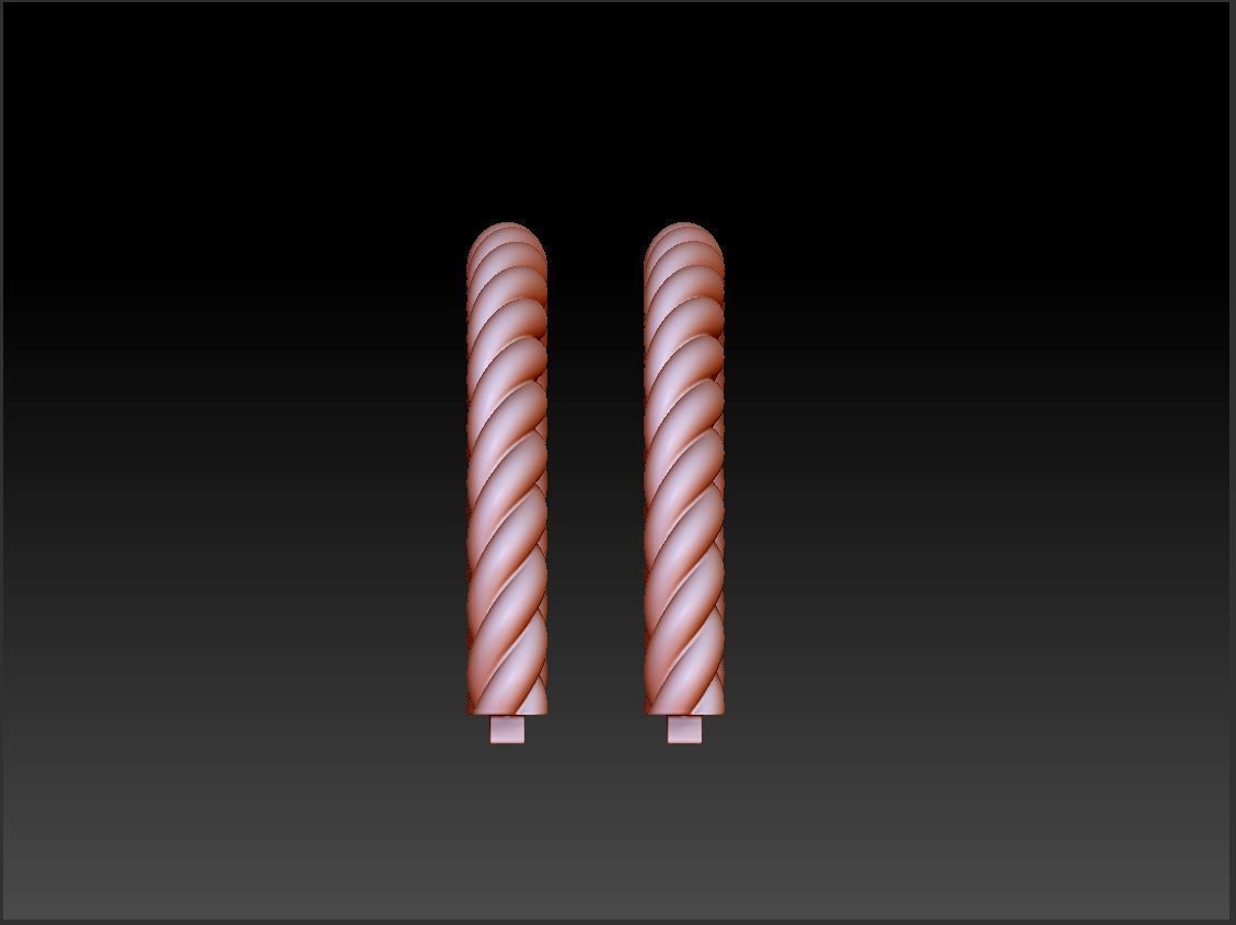 Wedding ring Linear 2 3D print model_9