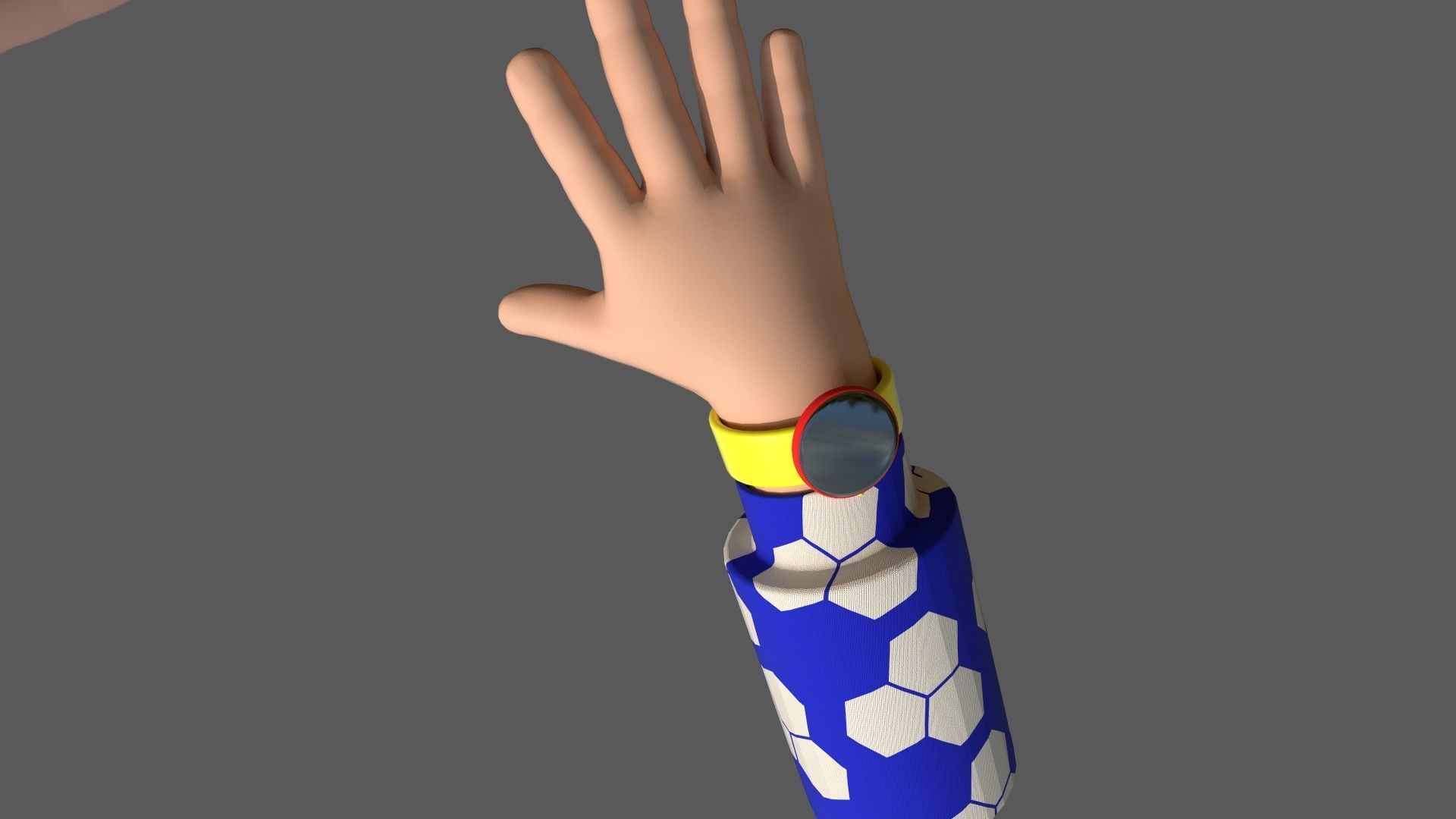 Cartoon Hands 3D model_5