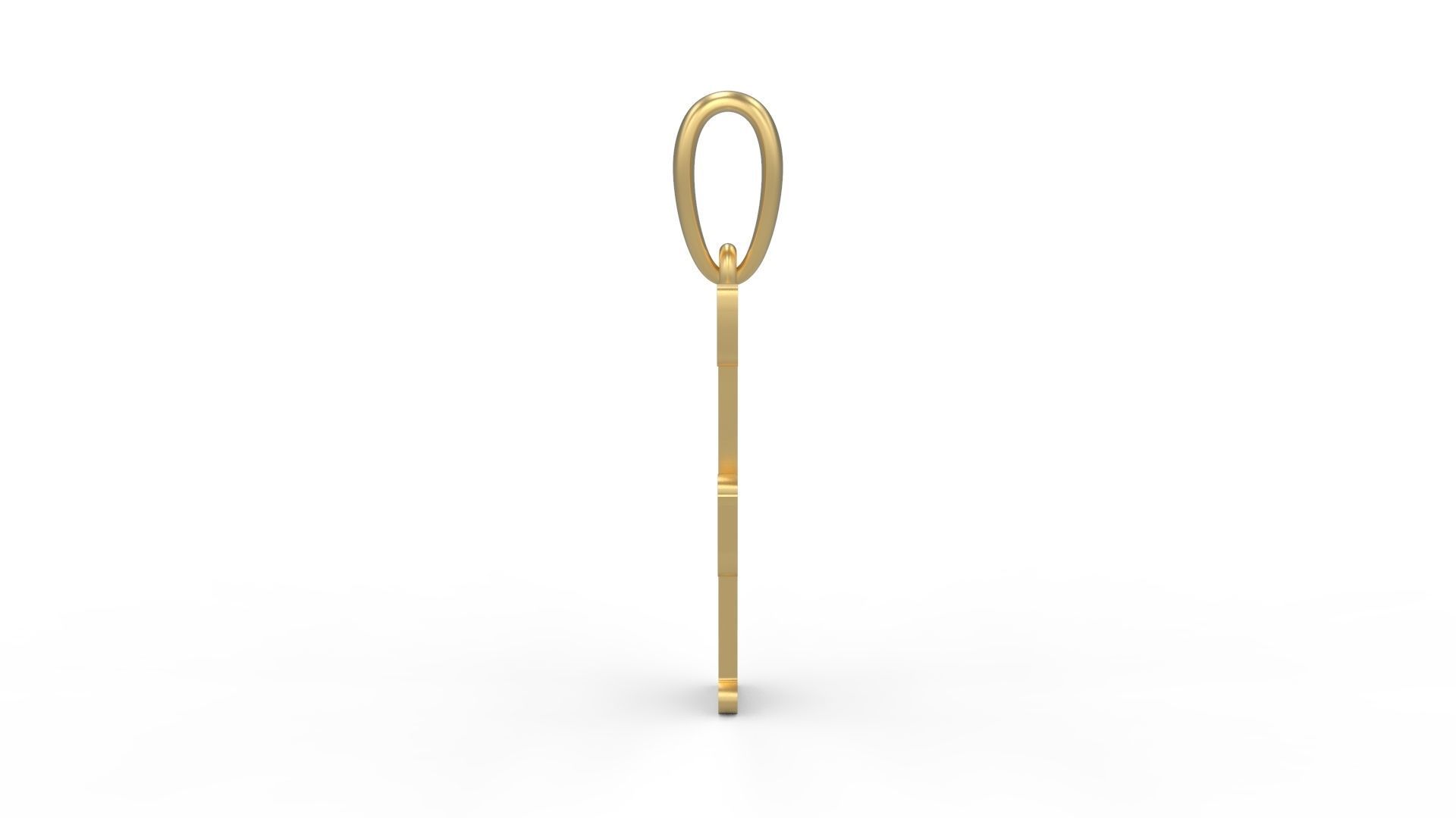 Initial Letters Pendant Funny Gang F 3D print model_2