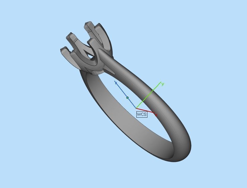 gold ring 3D print model_23