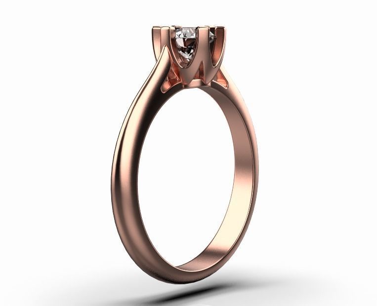 gold ring 3D print model_14