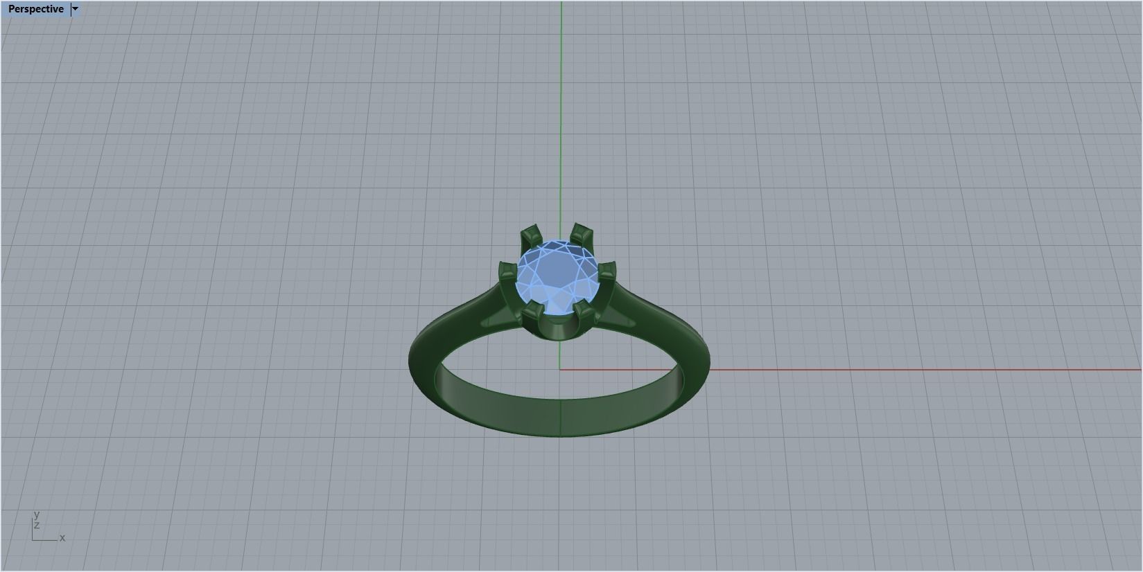 gold ring 3D print model_19