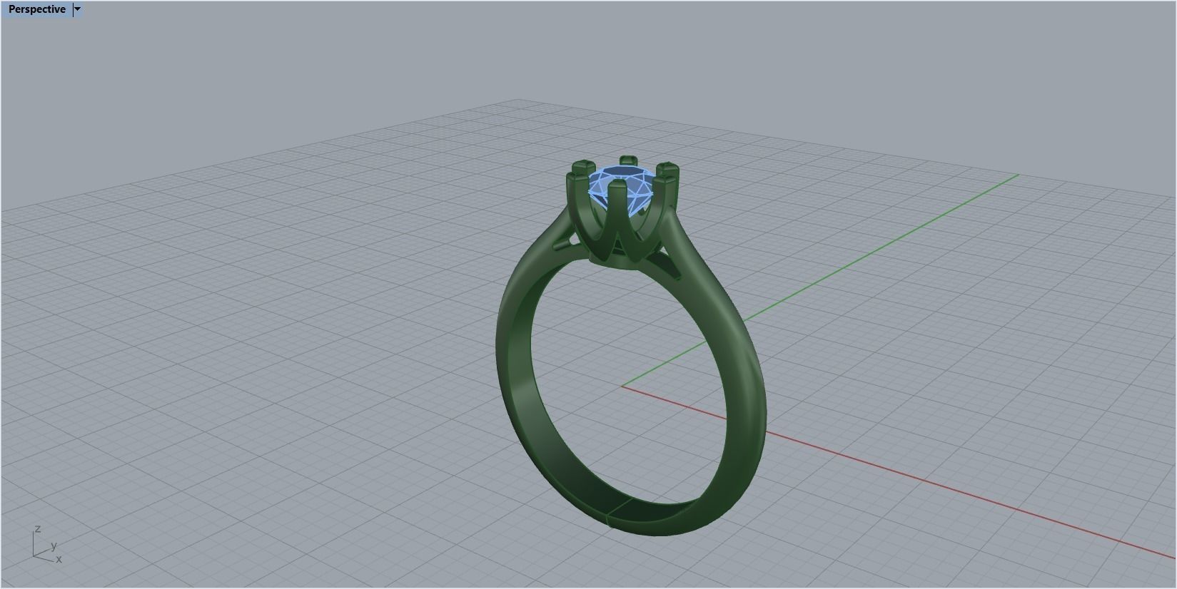 gold ring 3D print model_16