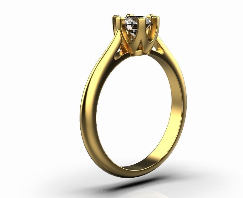gold ring 3D print model_11