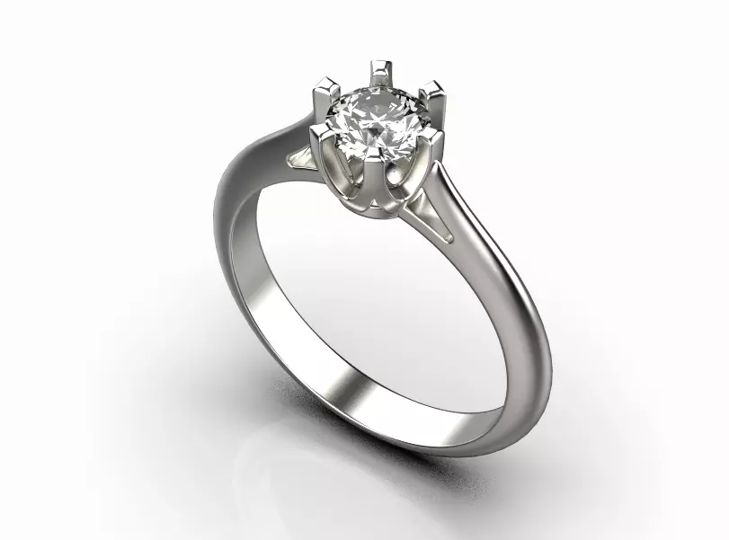 gold ring 3D print model_0