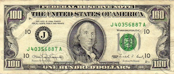 US Paper Money Collection 21 Items 3D model_18