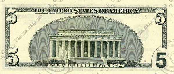 US Paper Money Collection 21 Items 3D model_7