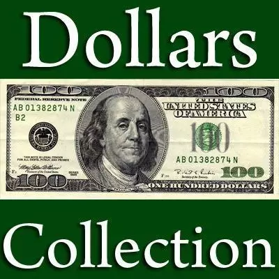 US Paper Money Collection 21 Items 3D model_0