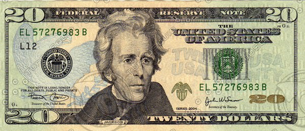 US Paper Money Collection 21 Items 3D model_14