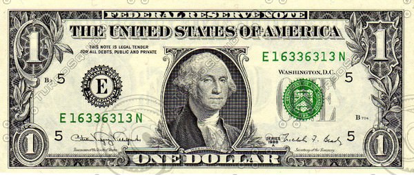 US Paper Money Collection 21 Items 3D model_2