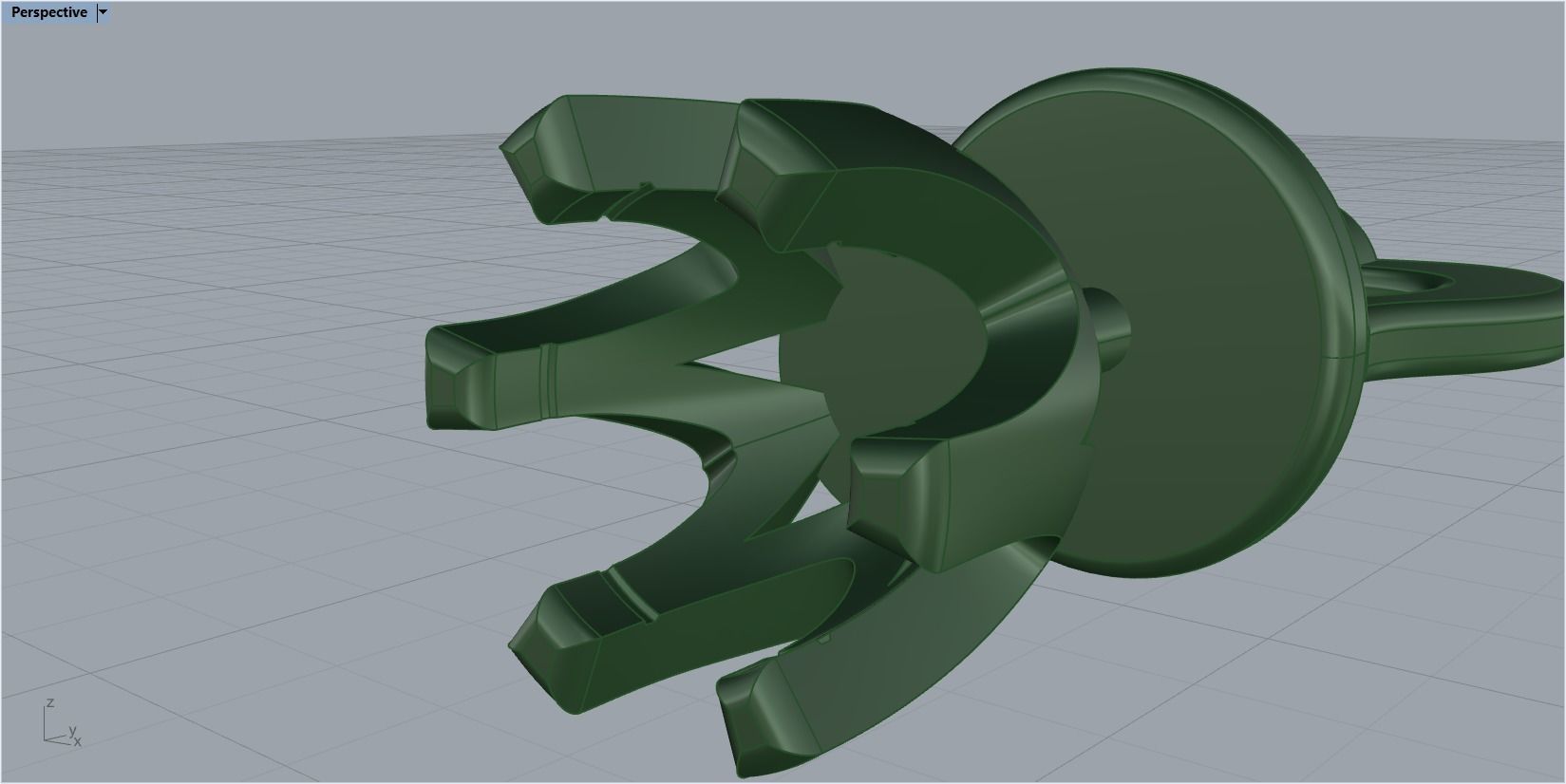 earrings with twists 3D print model_19