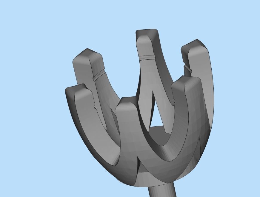 earrings with twists 3D print model_27