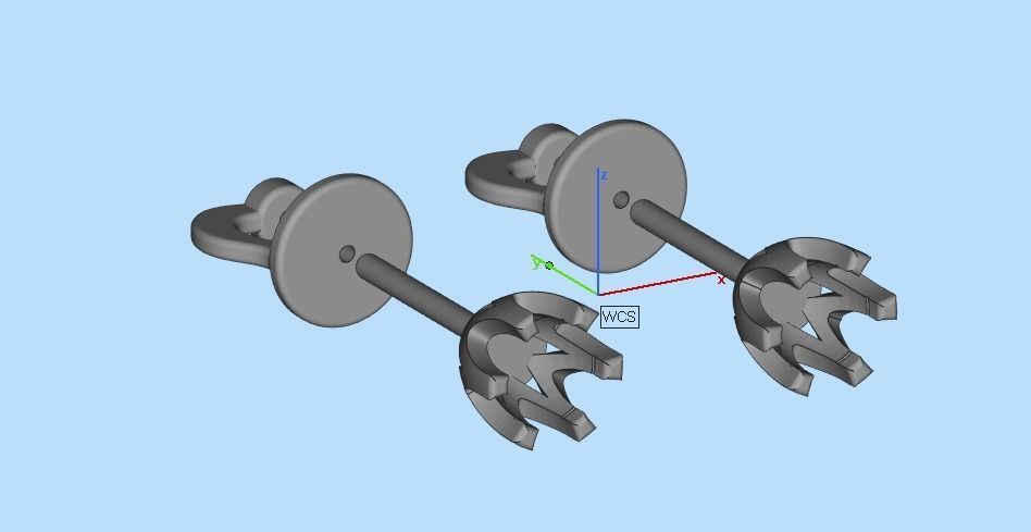 earrings with twists 3D print model_22