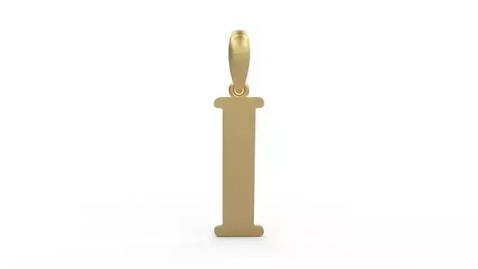 Initial Letters Pendant Funny Gang I