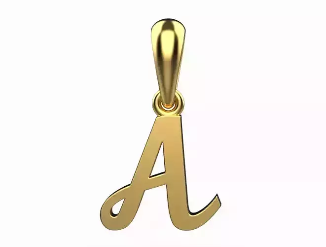 pendant letter A