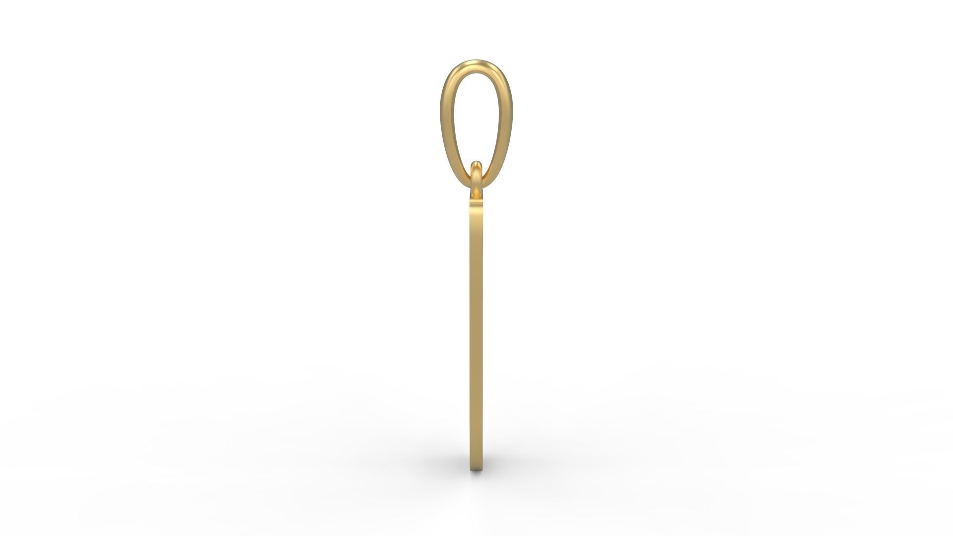 Initial Letters Pendant Funny Gang J 3D print model_2