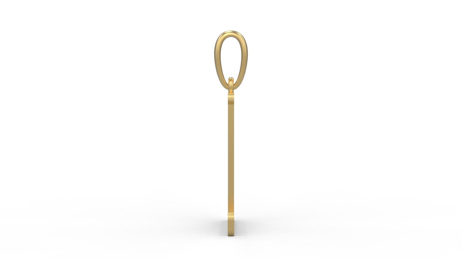 Initial Letters Pendant Funny Gang L 3D print model_2