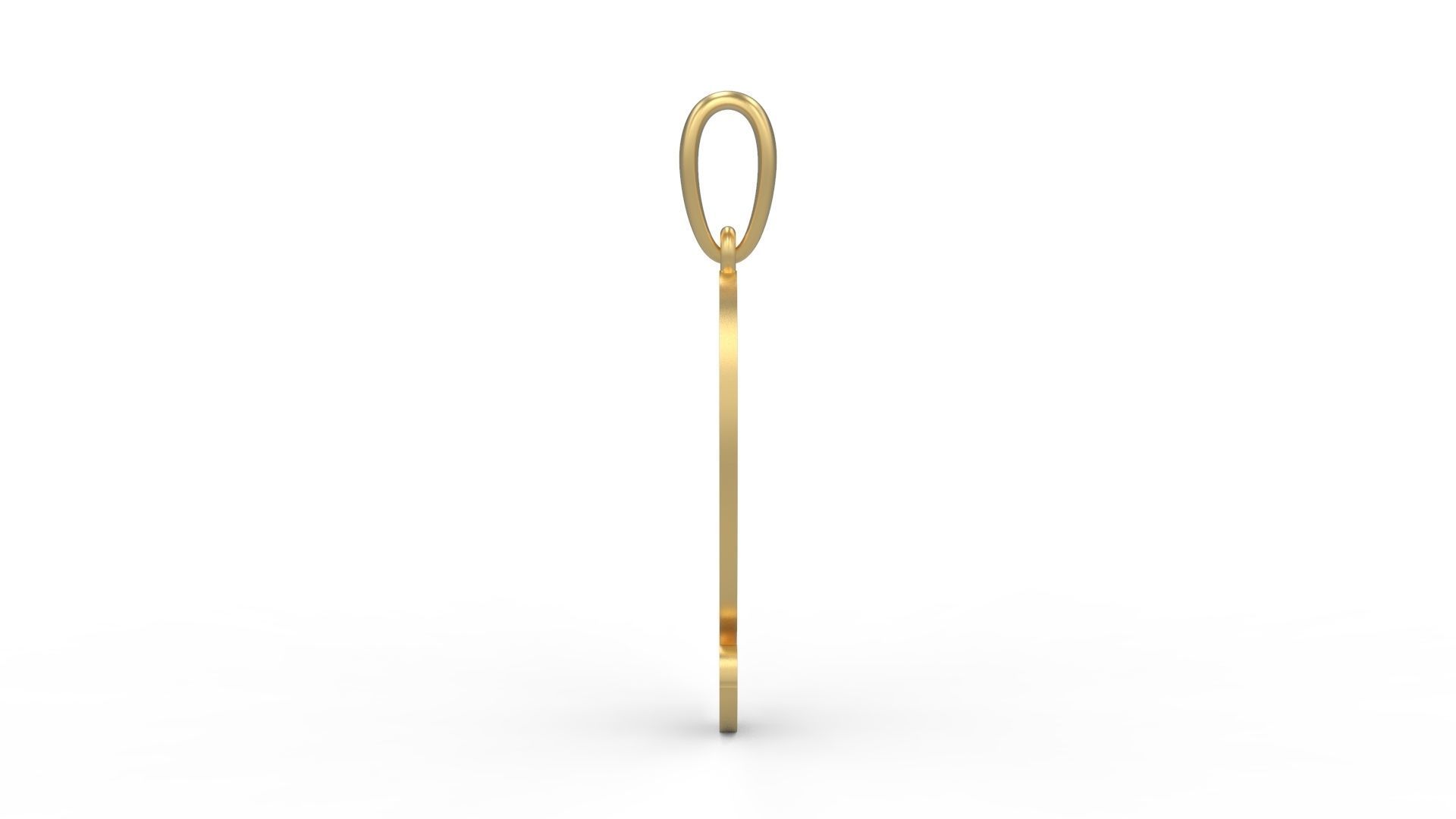 Initial Letters Pendant Funny Gang Q 3D print model_2