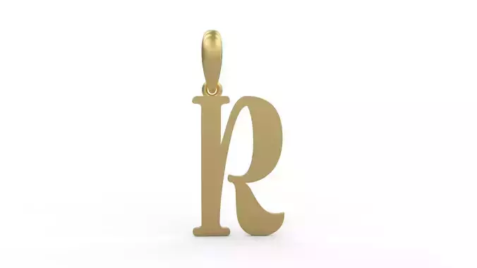 Initial Letters Pendant Funny Gang R