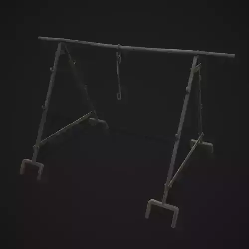 Cooking Stand Low-poly 3D model