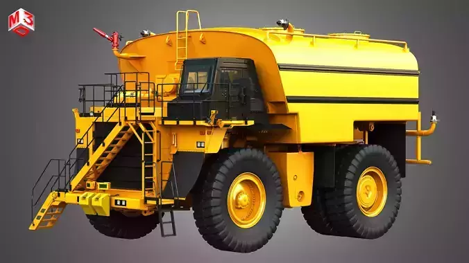  785D - Off-Highway - Mining Water Tanker Truck  3D model
