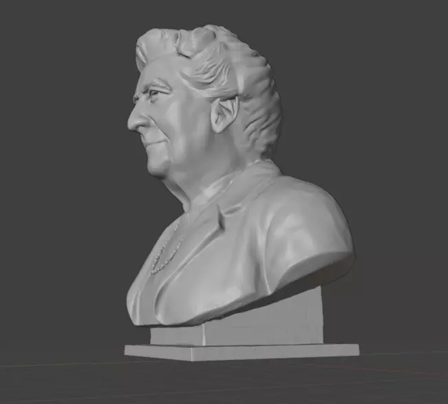 Agatha Christie 3D print model_4