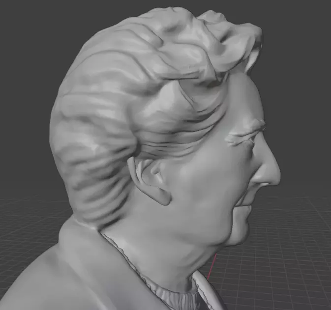 Agatha Christie 3D print model_23