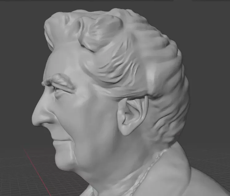 Agatha Christie 3D print model_20