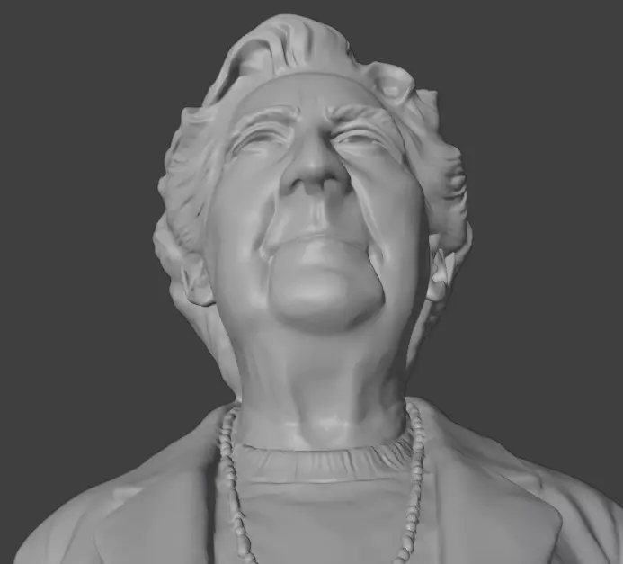 Agatha Christie 3D print model_21