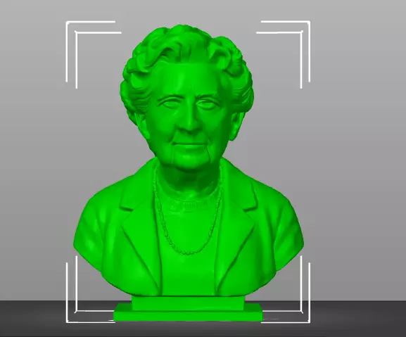 Agatha Christie 3D print model_24