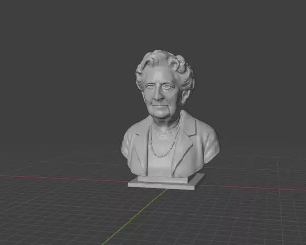 Agatha Christie 3D print model_17