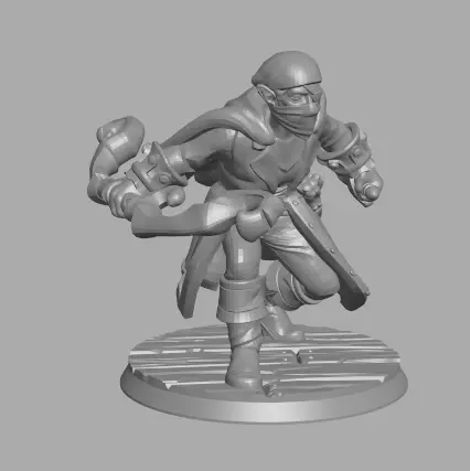 Make Elf Pirate Rogue Free 3D print model