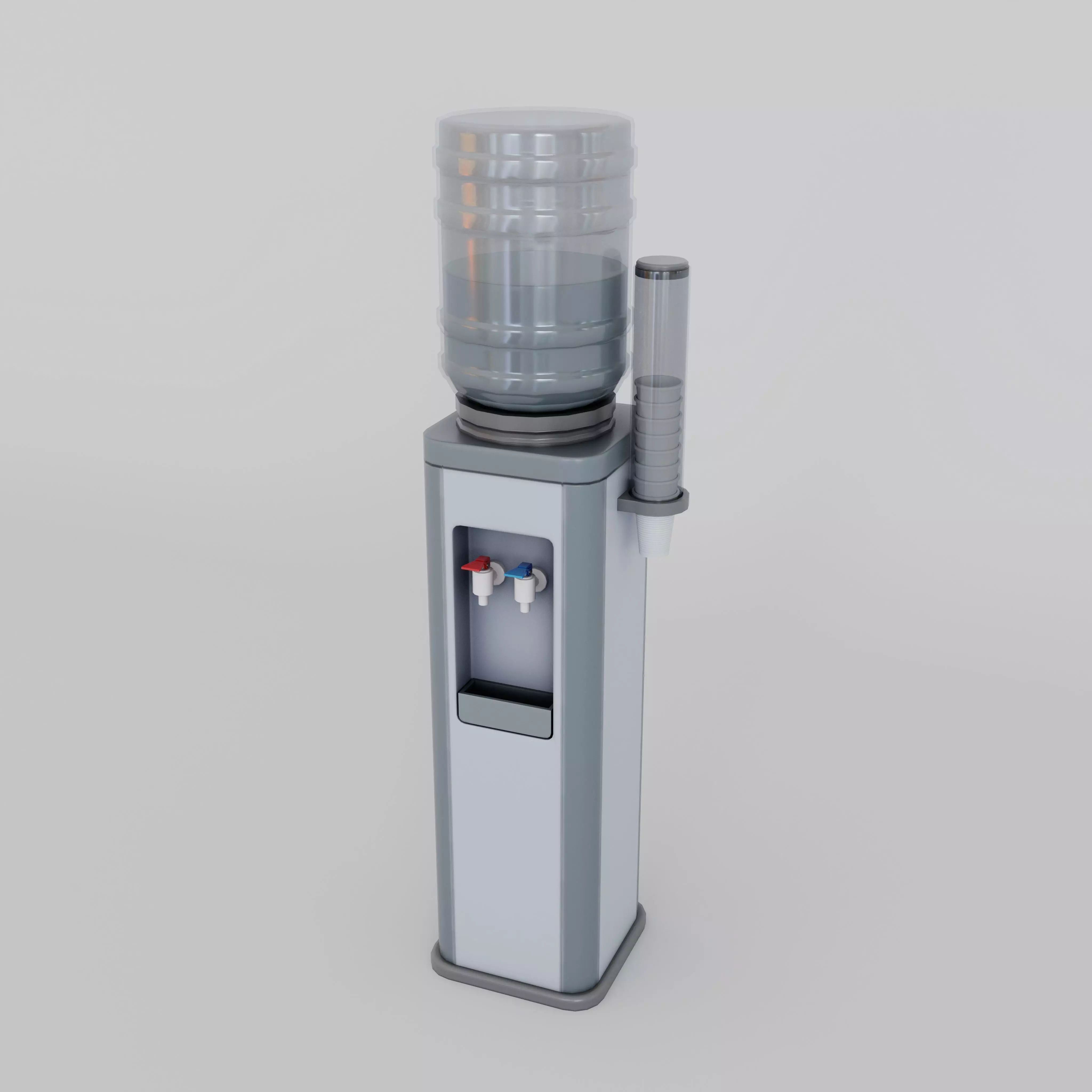 Water Dispencer - LowPoly Model 3D Low-poly 3D model_0