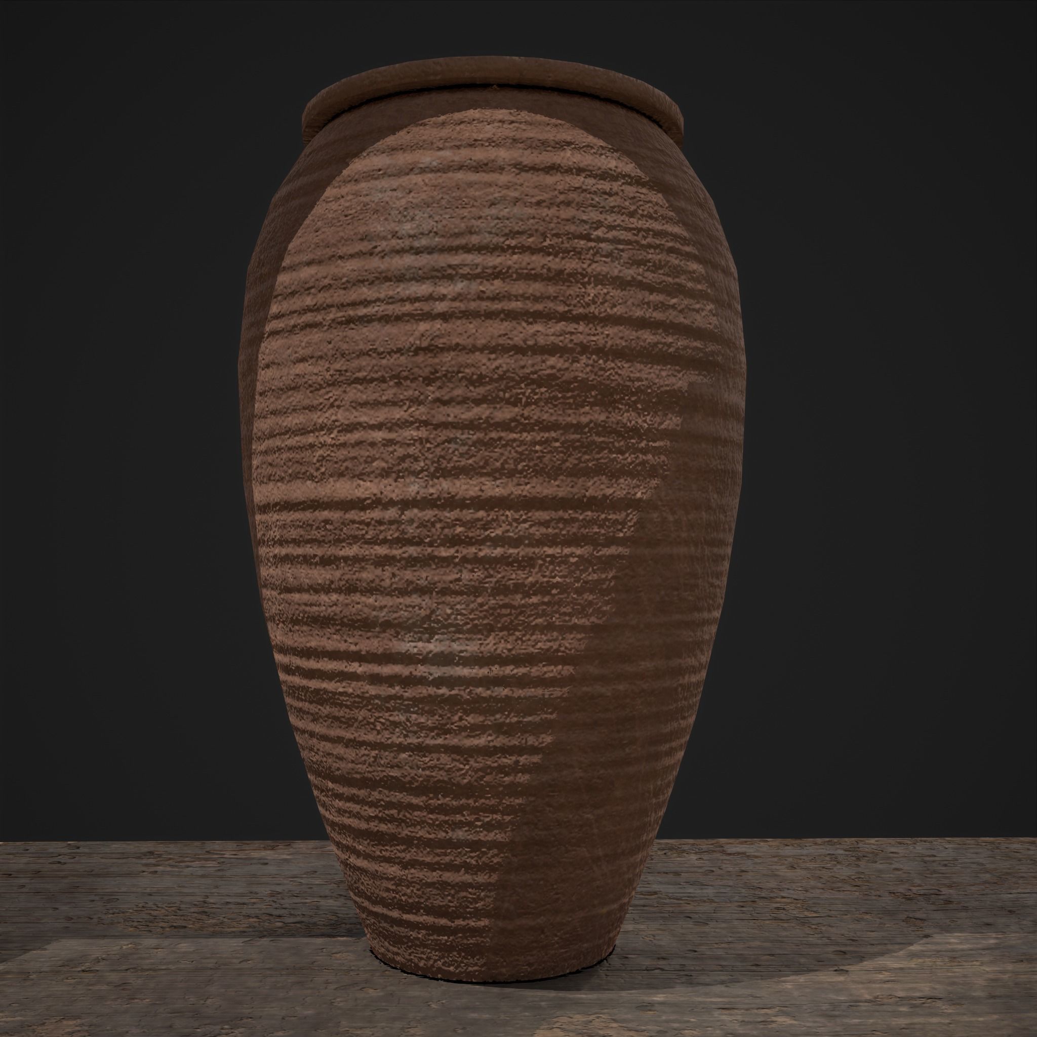 Shelf and Decor Low-poly 3D model_41