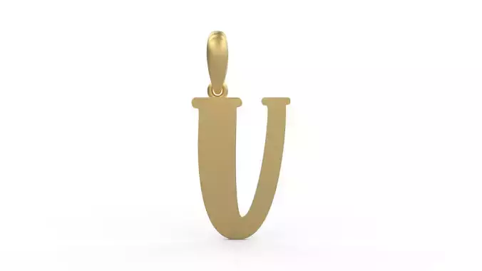 Initial Letters Pendant Funny Gang V