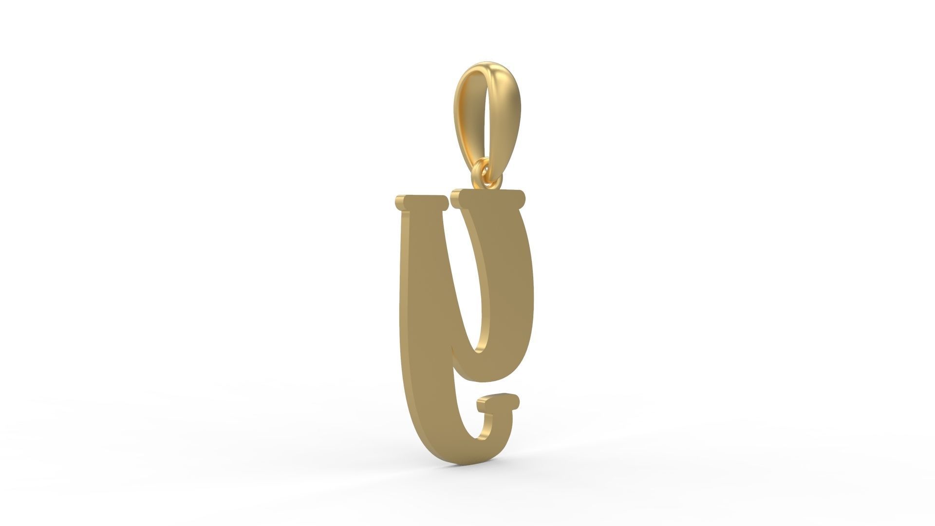 Initial Letters Pendant Funny Gang Y 3D print model_3